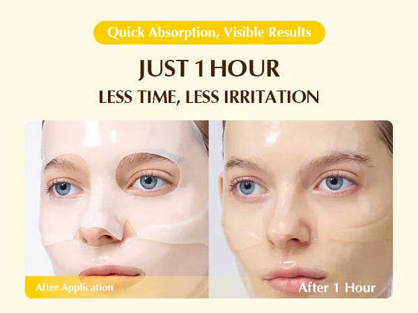 EQQUALBERRY - Collagen Glow up Hydrogel Mask Set 4pcs