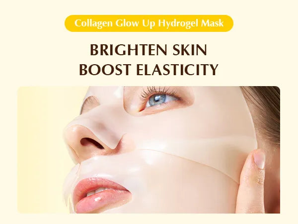EQQUALBERRY - Collagen Glow up Hydrogel Mask Set 4pcs