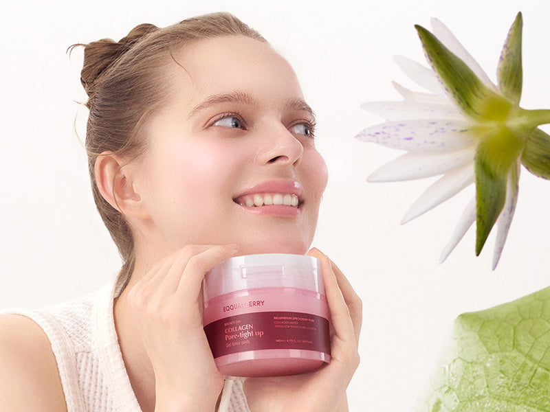 EQQUALBERRY - Collagen Pore-Tight Up Gel Toner Pads 140ml