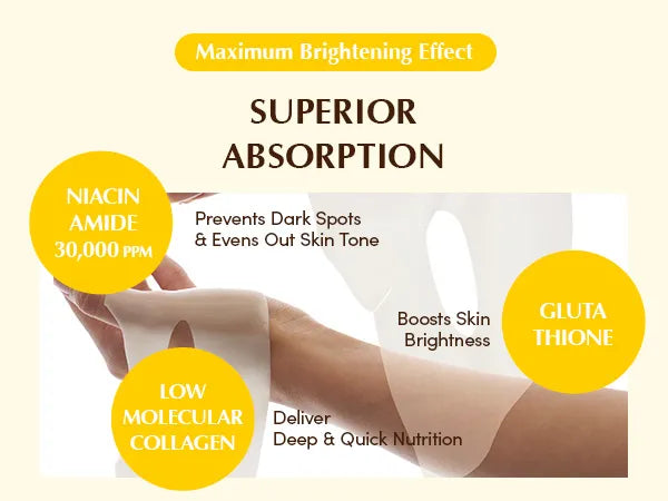 EQQUALBERRY - Collagen Glow up Hydrogel Mask Set 4pcs