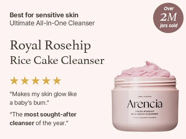 Arencia - Fresh Rosehip Rice Mochi Cleanser