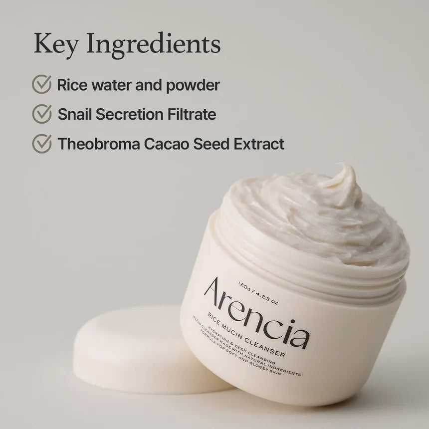 Arencia - Rice Mucin Cleanser 120ml