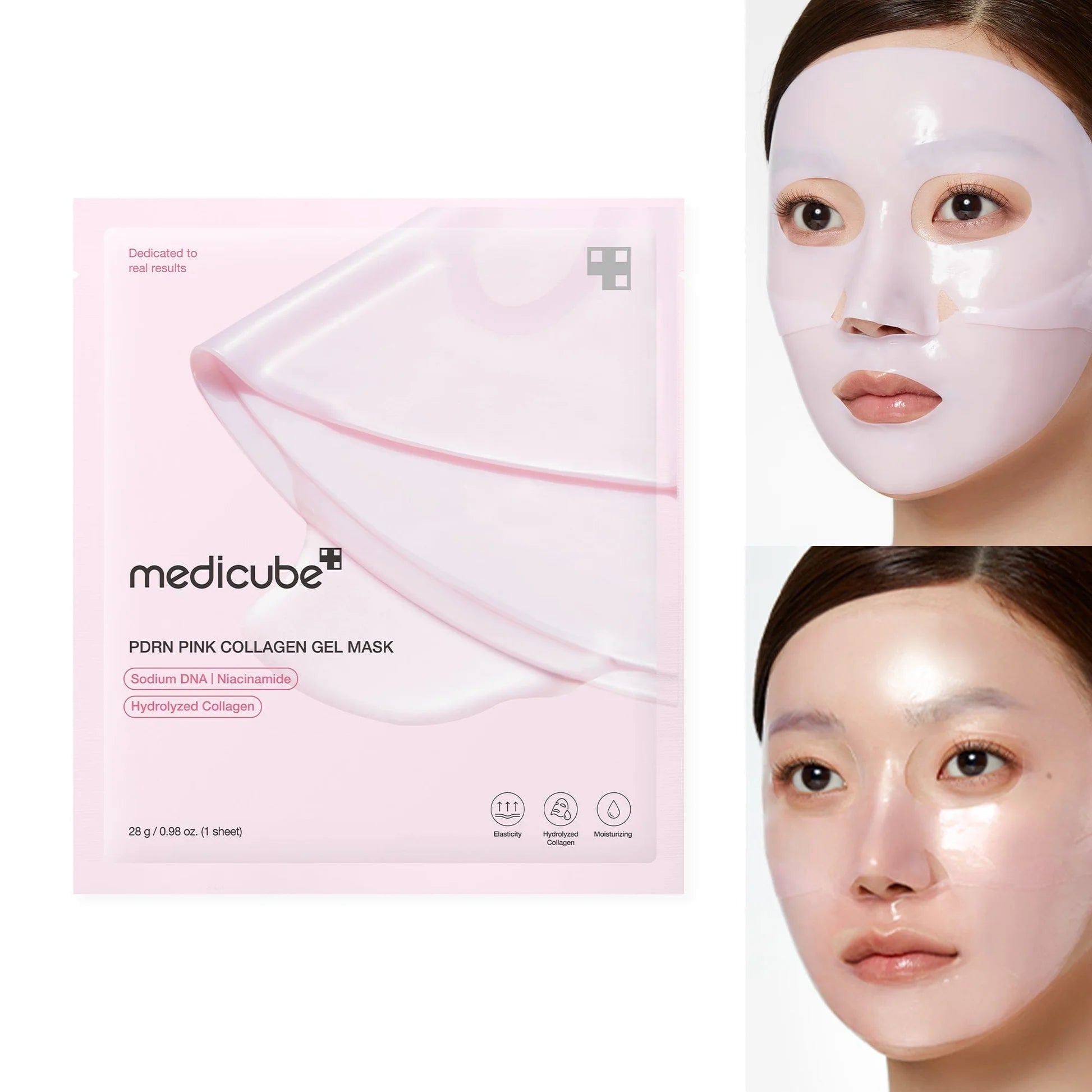 medicube - PDRN Pink Collagen Gel Mask Set