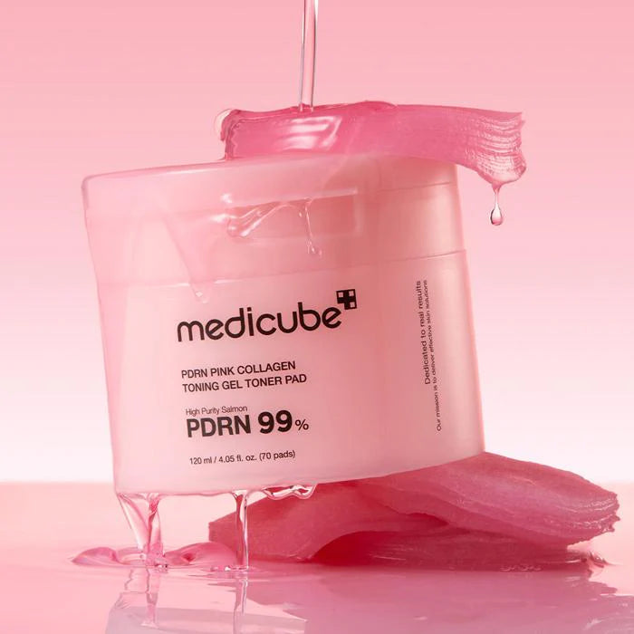 medicube - PDRN Pink Collagen Toning Gel Toner Pad