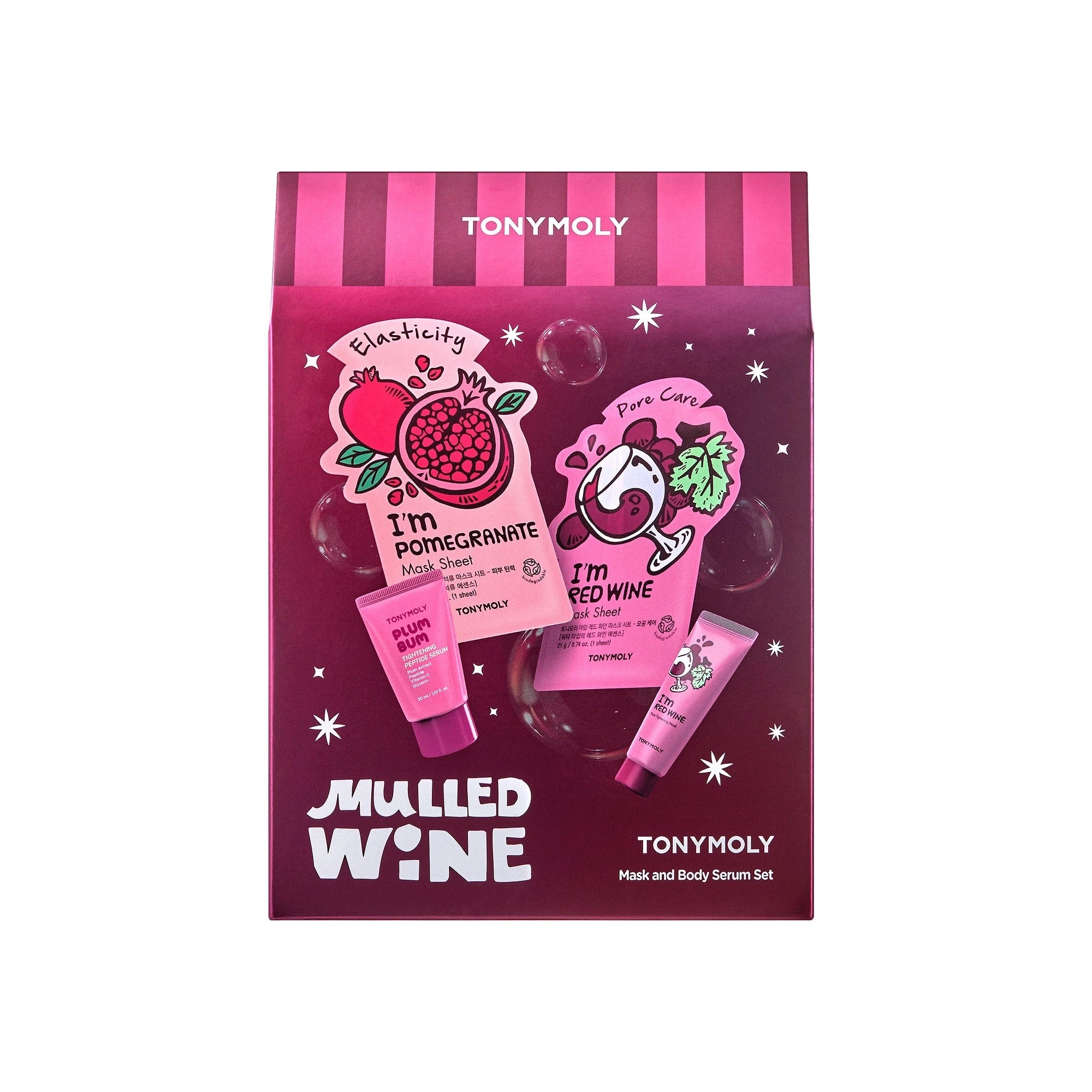 TONYMOLY - Mulled Wine Face & Body Set