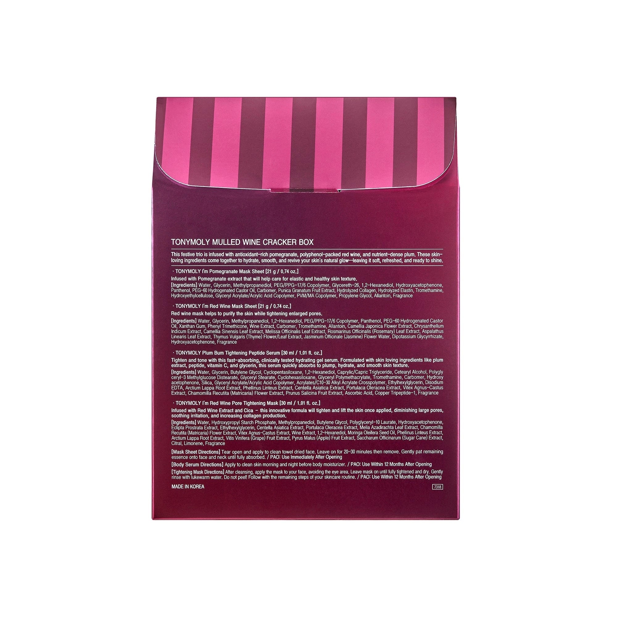 TONYMOLY - Mulled Wine Face & Body Set