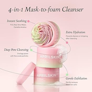APRILSKIN - Demachiant cu aloe roz
