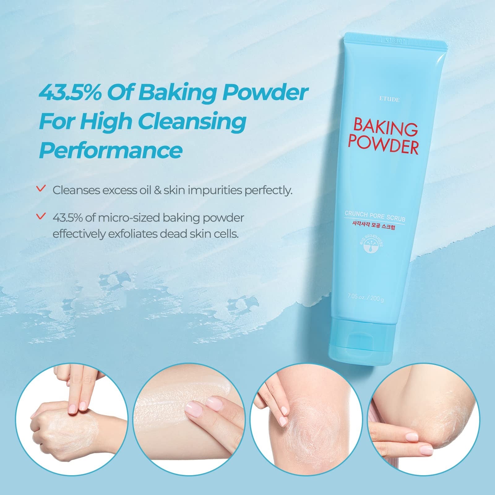 ETUDE - Baking Powder Crunch Pore Scrub TUBE