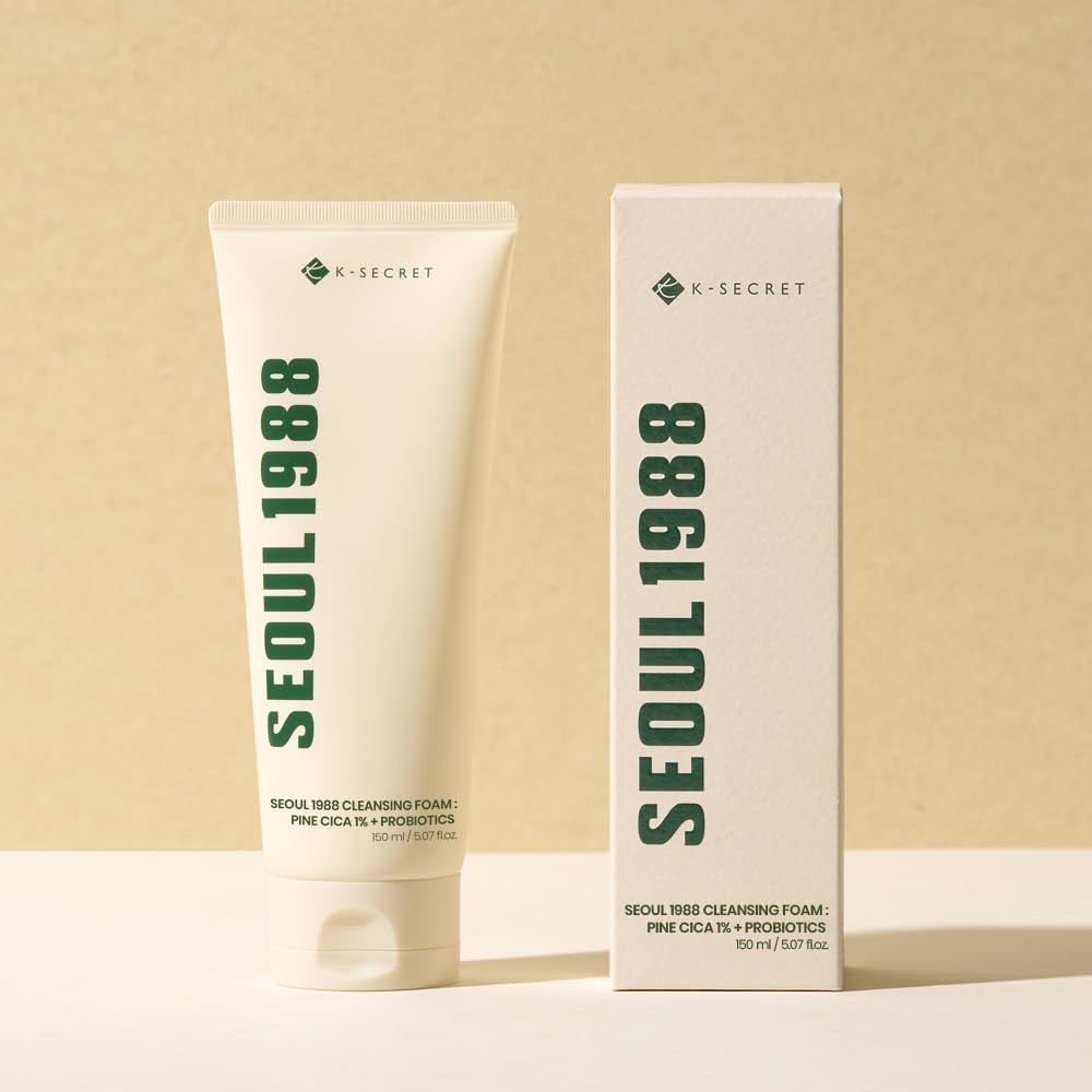 KSECRET - SEOUL 1988 Cleansing Foam : Pine Cica 1% + Probiotics