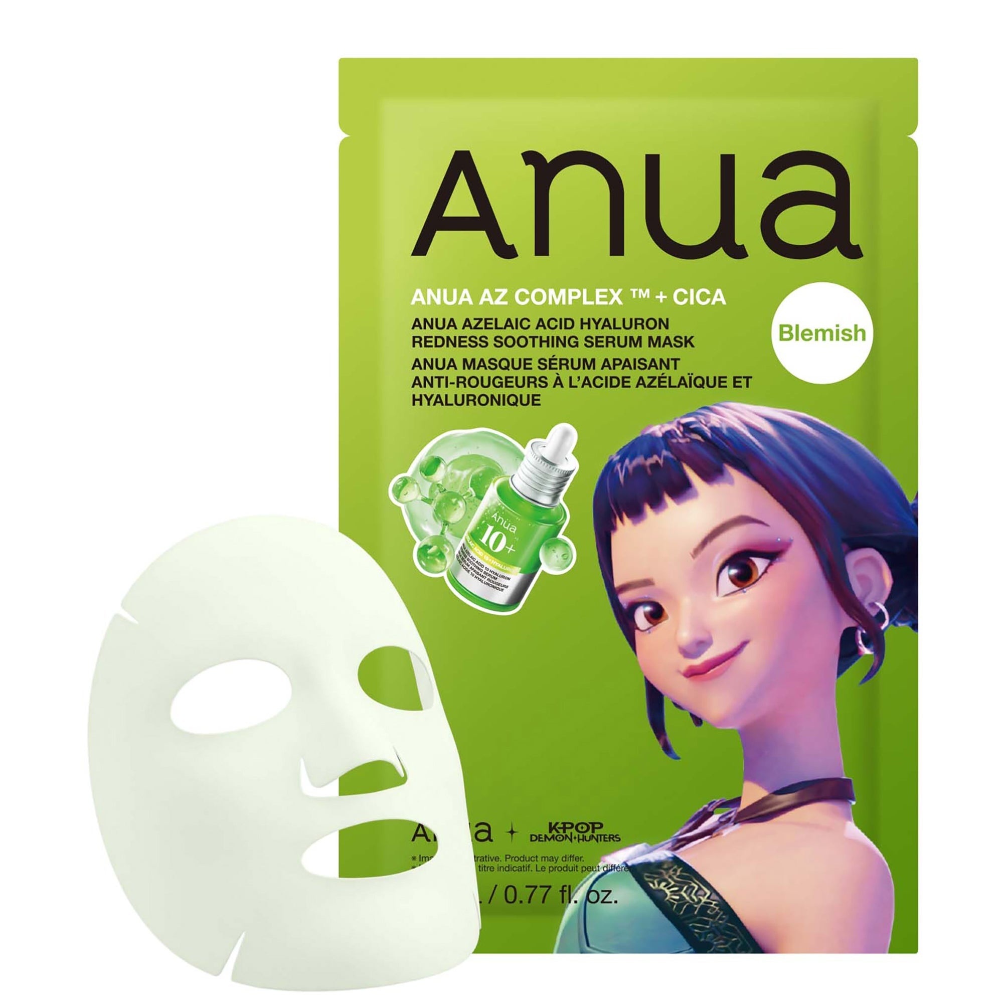Anua - Kpop Demon Hunters Azelaic Acid Hyaluron Redness Soothing Serum Mask
