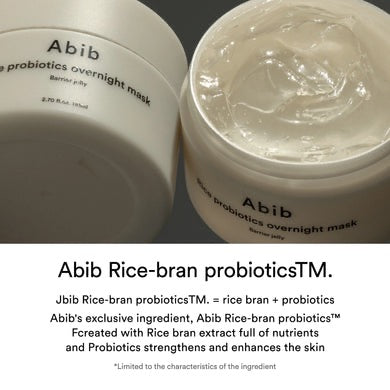 Abib - Rijst Probiotica Overnacht Masker Barrière Gelei 80ml