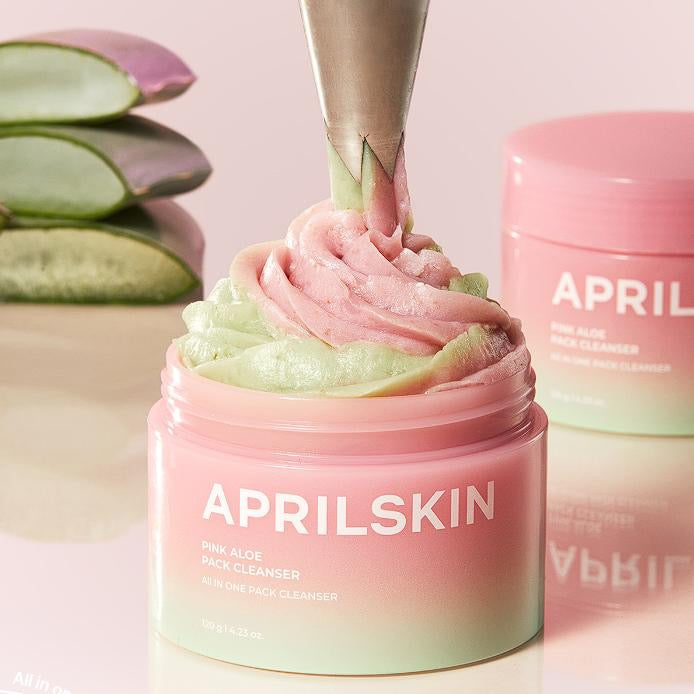 APRILSKIN - Pack nettoyant à l'aloe vera rose