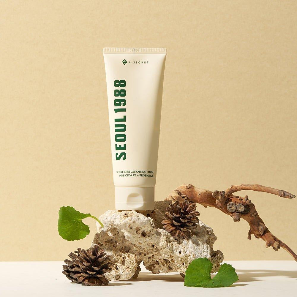 KSECRET - SEOUL 1988 Cleansing Foam : Pine Cica 1% + Probiotics