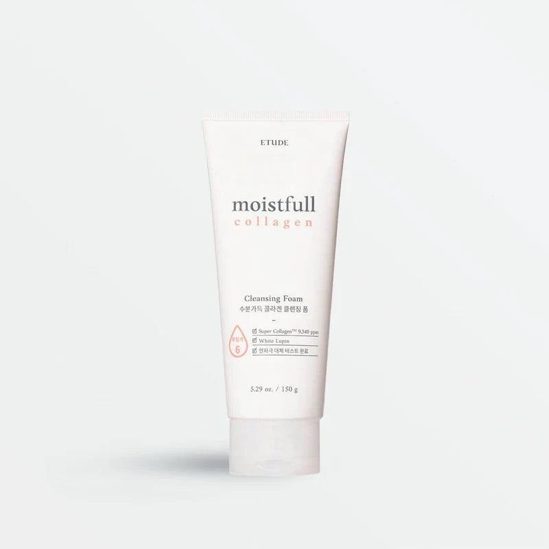 Etude-  Moistfull Collagen Cleansing Foam