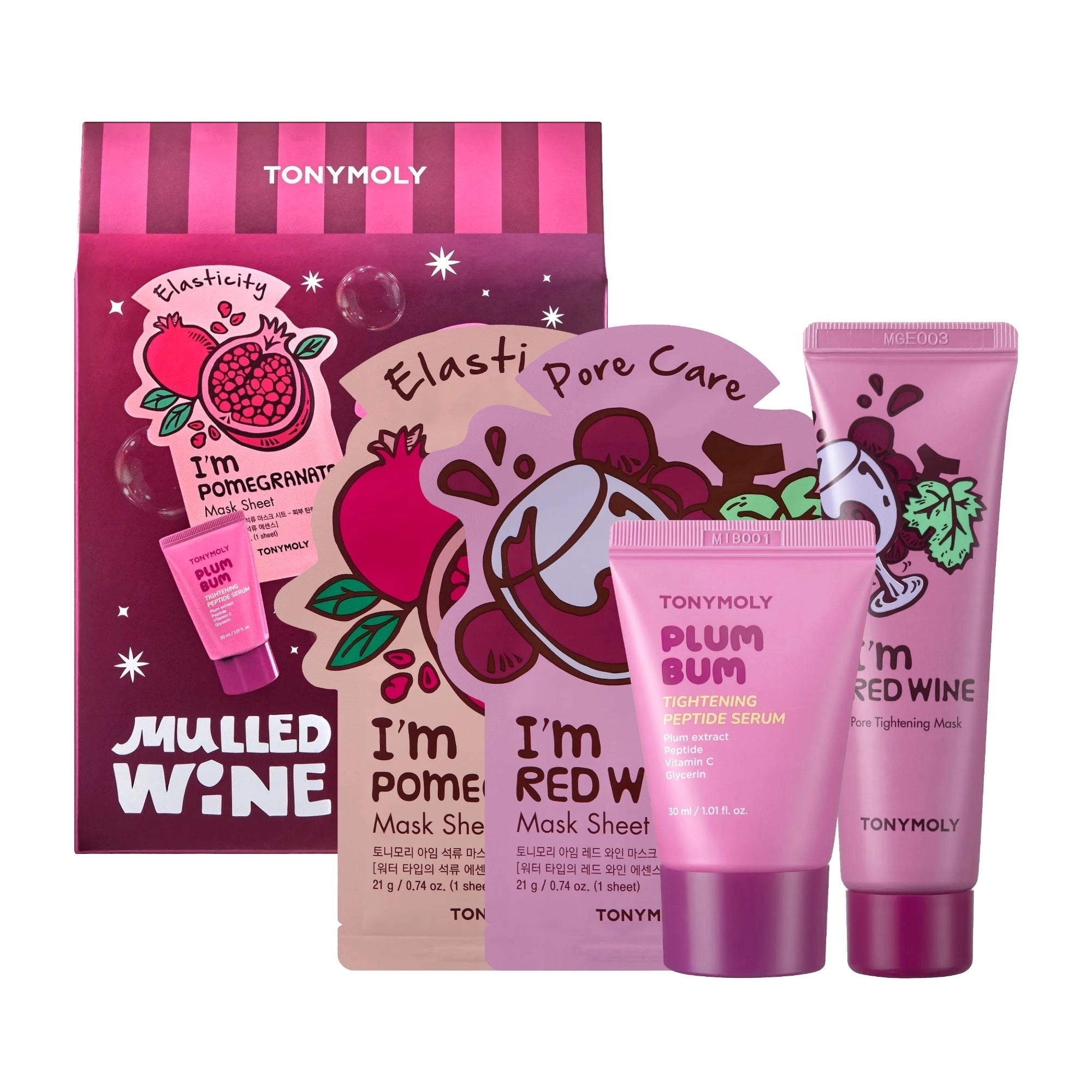 TONYMOLY - Mulled Wine Face & Body Set